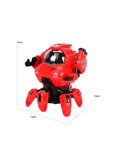 Işıklı Ve Sesli 360° Dönen Yıldız Asker Robot