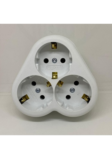 Elbi Delta Golyad 3'lü Fiş Priz