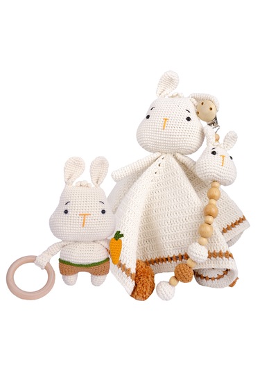 Amigurumi Tavşan Çakıl Set - Anatoya