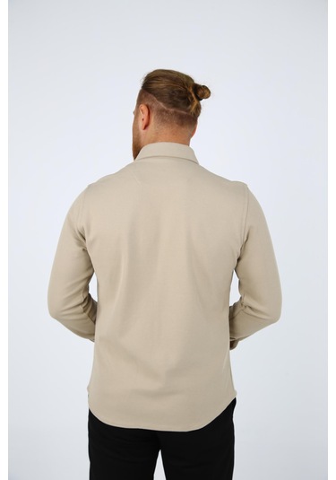 Brango 13346 Erkek Spor Gömlek Bej