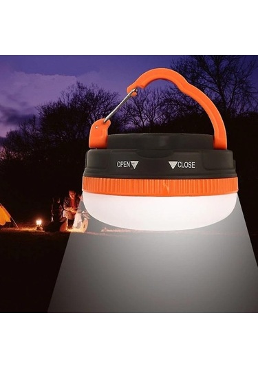 Bloomnest Led Geri Çekilebilir Kamp Lambası - Taşınabilir Çadır Işığı, Mavi, Yürüyüş Ve Ev Kullanımına Uygun Mavi