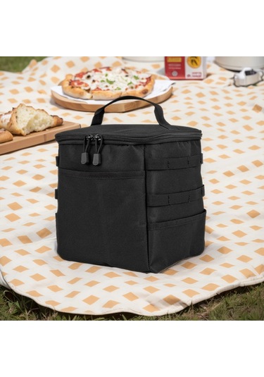 10l Kamp Saklama Çantası Büyük Kapasiteli Gaz Tankı Saklama Çantası Çok Green Polonya Yeşil