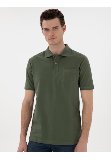 Pierre Cardin Erkek Haki Tişört Basic 50302538-vr027 Haki