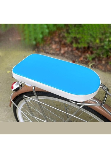 Suntek Bisiklet Arka Koltuk Minderi Hafif 30x15x3.5cm Basit Mavi