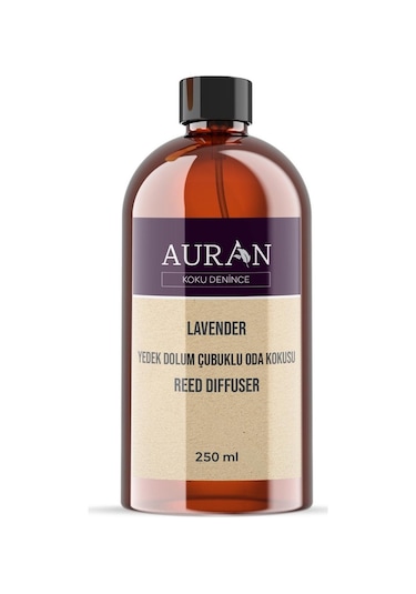Auran Lavanta Yedek Çubuklu Oda ve Ortam Kokusu Esansı Yedek Dolum Şişe 250 ML