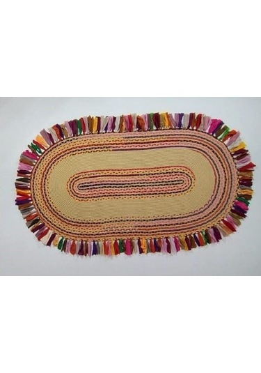 Jüt Halı El Yapımı Oval Model:306