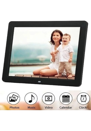 10 İnç Lcd Ekran Dijital Fotoğraf Çerçevesi Video Oynatma + Mp3