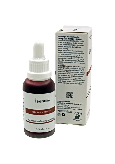 İsemlife Aha 10% + BHA 2% Cilt Yenileme   Serum 30 ML