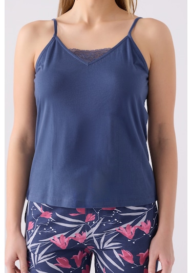 Pierre Cardin Kadın Mavi Pijama Takımı Pc8904-s-v1 Mavi