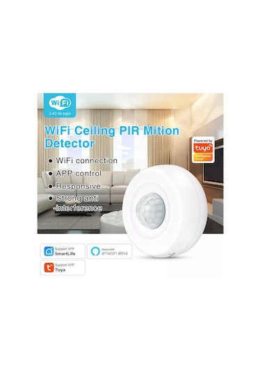 Tuya Destekli Akıllı Wifi Hareket Sensörü