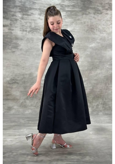 Mihrimah Model Kız Çocuk Abiye Elbise 001