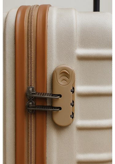 Orta Boy Valiz 4x2 Teker Vizon-taba 1168 Vizon - Taba