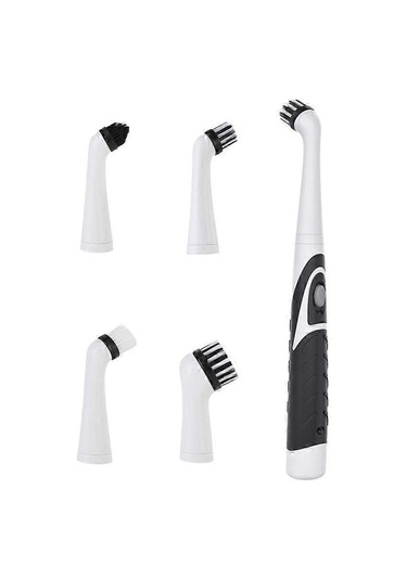 Elektrikli Temizleme Fırçası, 4'ü 1 Arada Ev Temizlik Fırçaları, Kullanışlı Kablosuz Küvet Fayans Fırçası, Ev İçin Salınımlı Temizleme Aracı