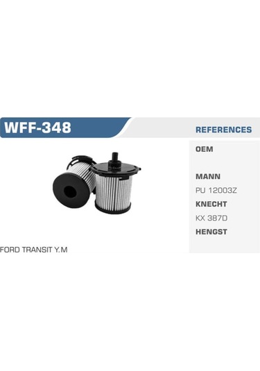 WINKEL WFF-348 Mazot Filtresi Transit V347 Pu12003Z Fn0002