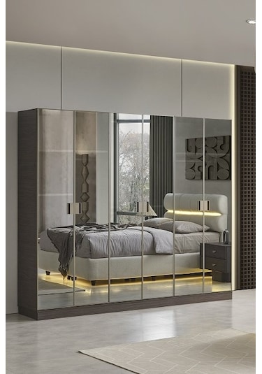 Lıns Mdf 6 Kapaklı Dolap