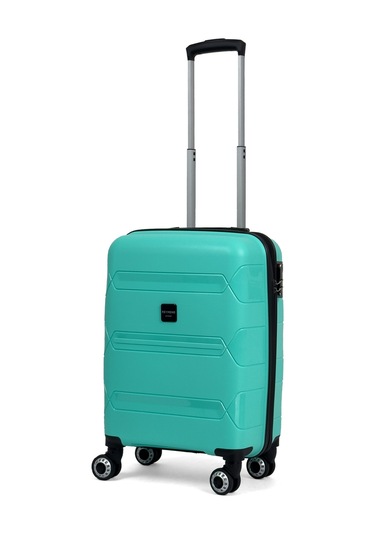 Lucas Polipropilen Kırılmaz Valiz, Kabin Boy Su Yeşili