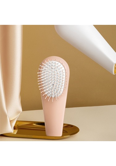 Tek Anahtar Hızlı Temizlik Saç Tarak Kadın Saç Fırçası Hava Yastığı Saç Derisi Masaj Tarak Saç Şekillendirici Aracı Tarak D