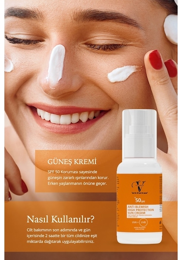 Vitanova Aha-Bha Peeling Serum 30 ML + Anti-Dark Spot Serum 30 ML + Vitamin C serum 30 ML + Leke Karşıtı Güneş Kremi SPF50+ 50 ML
