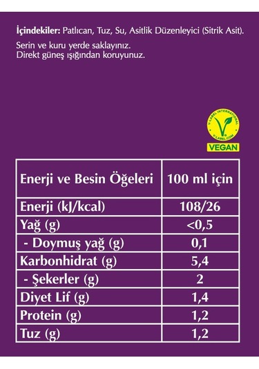 Fersan Köz Patlıcan 720 Cc