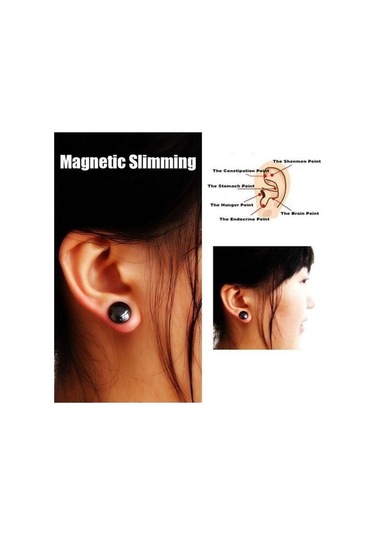 Flybuy 3 Çift Akupunktur Küpe: Sağlık Ve Estetik Masaj Küpeleri Orta Boy