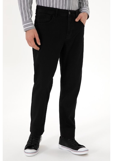 U.s. Polo Assn. Erkek Siyah Pantolon Jean 50298582-dn0027 Black Siyah
