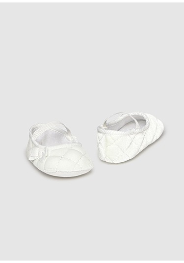 Mayoral Krem Kadife Bebek Ayakkabı 9964 Krem