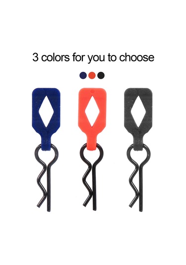 Kosona 1/10 Rc Araçlar İçin 4 Adet Turuncu Gövde Sabitleme Pimi, Traxxas, Hsp, Redcat Uyumlu