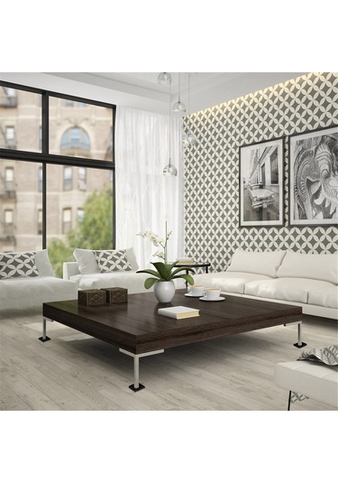 Adet Mobilya Minderi - 2x2 İnç Kaymaz Tekerlek Bardakları, Bacak Altlıkları Siyah