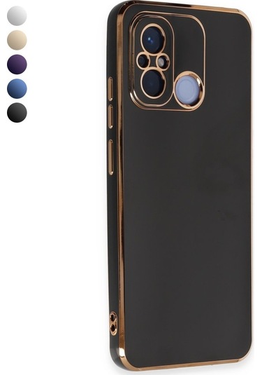Xiaomi Redmi 12c Kılıf Luxury Seri Kamera Korumalı Silikon Kapak