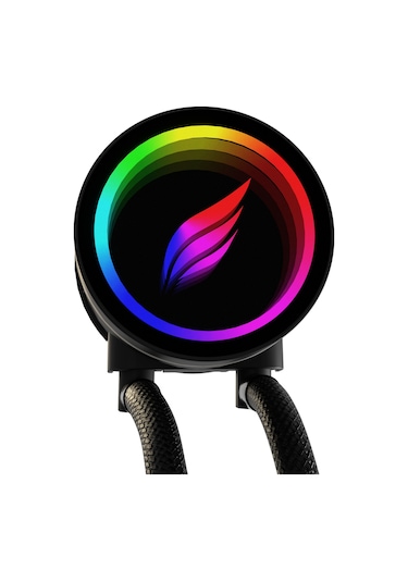 Hawk Gaming Hl120 Frostbite 120mm Argb Am5 Ve Lga1700 Uyumlu Siyah Sıvı Soğutucu