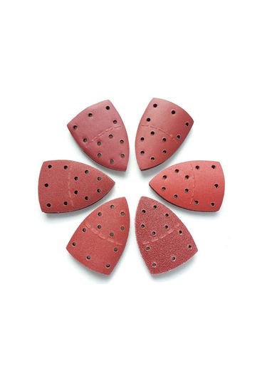 40 Pcs Bond Aşındırıcı Zımparalama Tabakaları Fare Zımpara Kağıdı Kancası Ve Döngü, Çeşitli 8 Kum, Fit Bosch Psm 100a Detay Palm Zımpara Karışık Kum