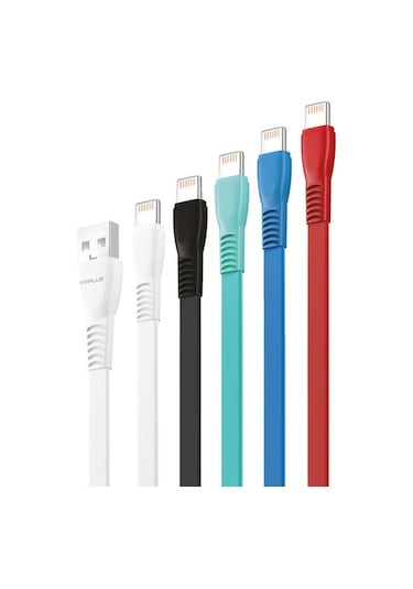 Fitplus Flat Fs-402 Lightning Data/Şarj Kablosu 2.4A 1Mt (521340970)