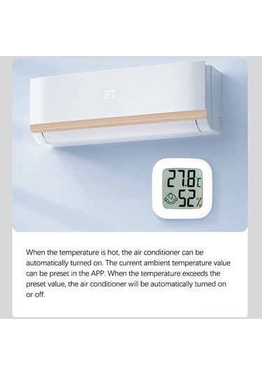 Xindoker Akıllı Tuya Bt Sıcaklık Ve Nem Sensörü: Uzaktan İzleme Ve 3 Gösterge Modu