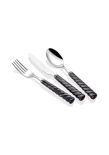 Vito Siyah 75 Parça Çatal Bıçak Seti Diğer