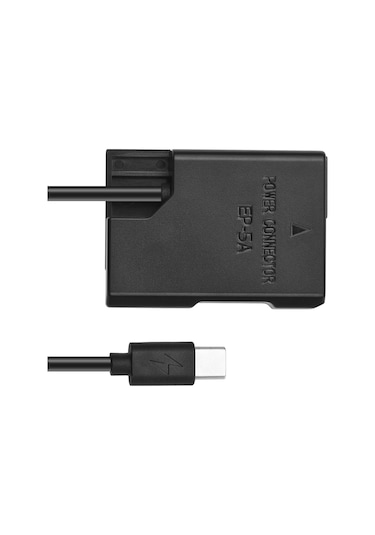 Gajeena Nikon Kameraya Uyumlu Usb Type-c Girişli 8.4v 2a Sahte Batarya Qc/pd Desteği, 1 Metre Kablolu