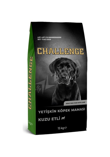 2 Adet Challenge Kuzu Etli Yetişkin Köpek Maması 15 Kg
