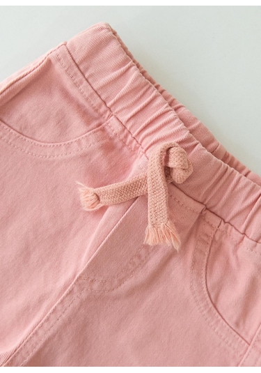 Kitikate Organik Gabardin Bebek Pantolon Pembe Pembe