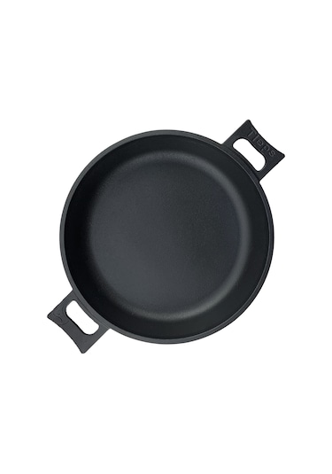 Tleps Kaplamasız Gerçek Demir Döküm Tava 26 CM