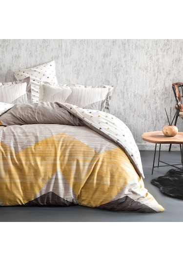 Yataş Bedding Aden Ranforce Nevresim Takımı Gri Tek Kişilik (508040945)