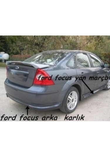 Ford Focus 2 Sedan Arka Tampon Eki Karlık Boyasız