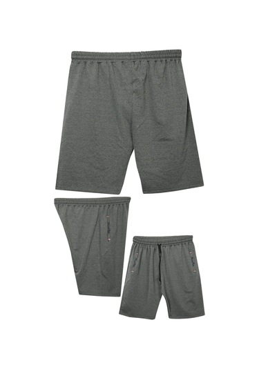 Büyük Beden 110 - 155 Kilo Arası İçin Uygun Bedenli Cepleri Nakış Detaylı Likralı Penye Erkek Şortu Antrasit Büyük Beden 110 - 155 Kilo Arası İçin Uygun Bedenli Cepleri Nakış Detaylı Likralı Penye Erkek Şortu Antrasit