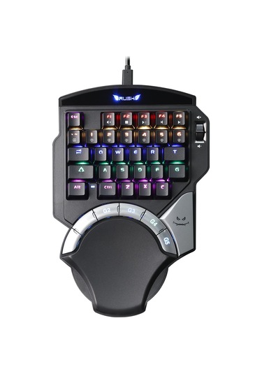 Rush RK95 Haymaker RGB Aydınlatmalı Gaming  Mekanik Klavye Keypad Siyah