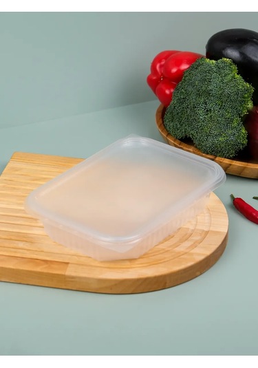 Upakovsik+ Kapaklı Tek Kullanımlık Konteyner 500 Ml, 10 Adet 396826931 100 adet