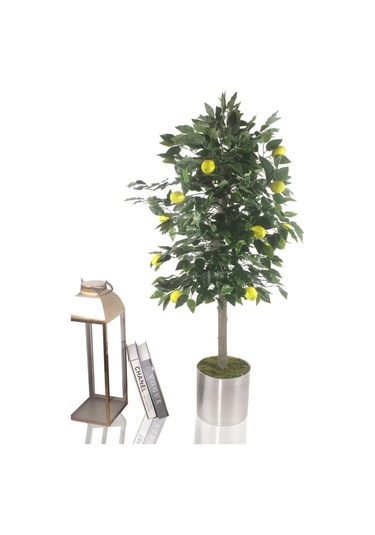 Yapay Limon Ağacı 130Cm Doğal Görünümlü Yapay Ağaç