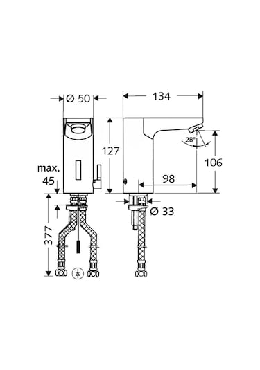 Schell 012320699 Celis E Fotoselli Lavabo Bataryası