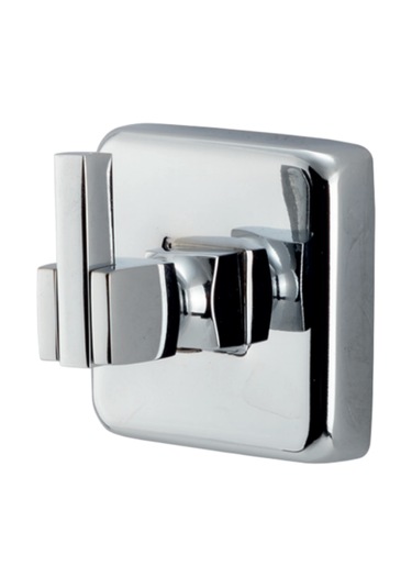 Çelik Banyo Paslanmaz Pirinç Kumru Tekli Bornozluk Gri