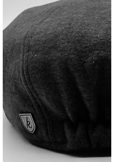 Şapka Kışlık Siyah Yün Spor Erkek Kasket