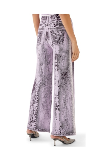 Ph5 Zahra Geniş Paça Pantolon Mor