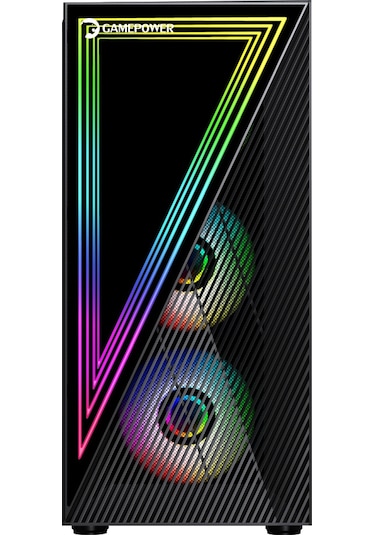 Gamepower Ravadin Atx 3 Argb Infinity Fan Temperli Cam 500w 80+ Ak930gmp240