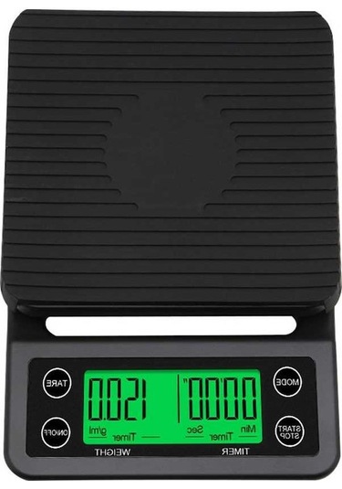 Novahub Yüksek Hassasiyetli Mutfak Terazi Kahve Ölçeği, Akıllı Bulut Bağlantılı, Ev Yemekleri İçin Siyah